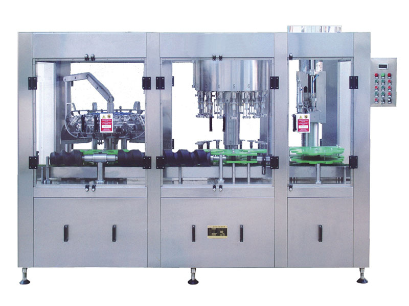 GCP-16-16-1型冲瓶、灌装、打塞联体机